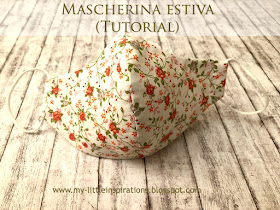 Covid-19: mascherina anatomica estiva con tasca e ferretto stringinaso (tutorial) - MLI - mascherina