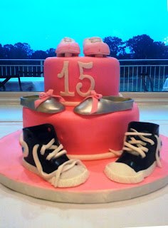 Shoe Quinceanera quinceanera for  Abrocakes: shoes Cake