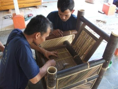  Cara  Membuat  Kursi  Dari Bambu  Moderen Keahlian Tangan 