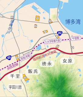 福岡市西区・周船寺周辺地図