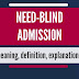 Need-blind admission