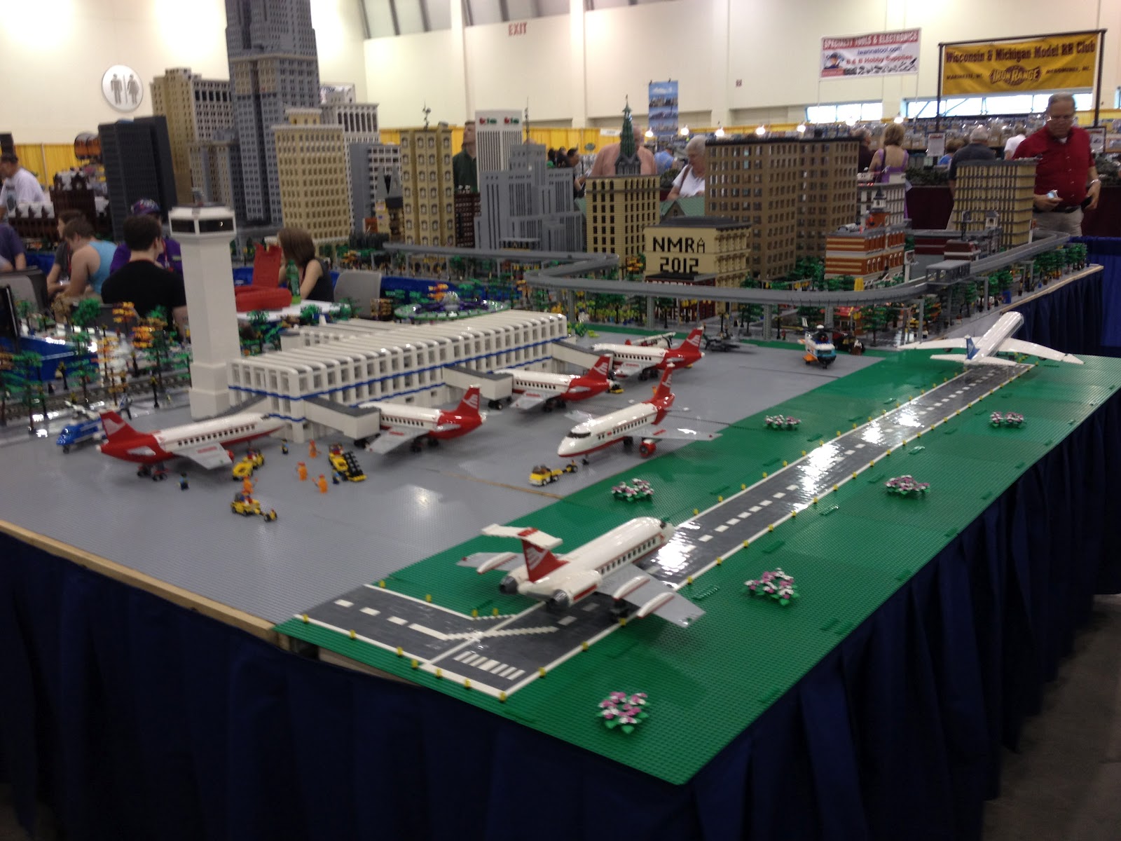This is an awesome Lego Trains Display at the show.