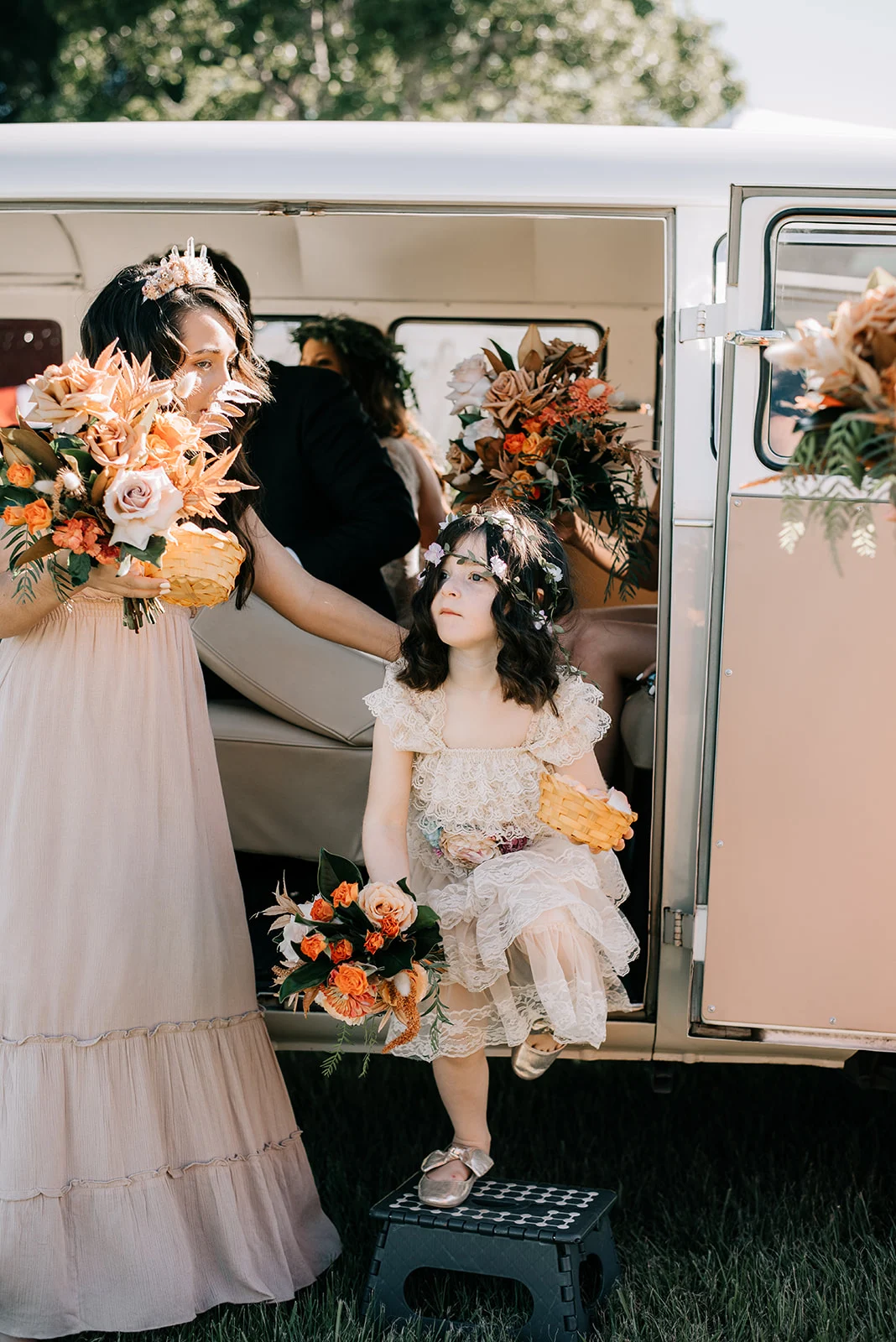 bird and boy real weddings byron bay nsw grace loves lace bride boho gypsy floral design