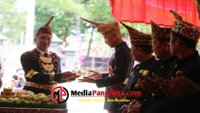 HUT Ke 31 Pemkab Lampung Barat Adakan Upacara Di Lapangan Pemkab.