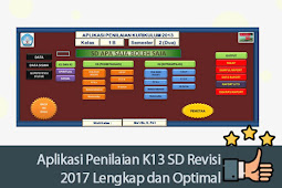 Aplikasi Evaluasi K13 Sd Revisi 2017 Lengkap Dan Optimal
