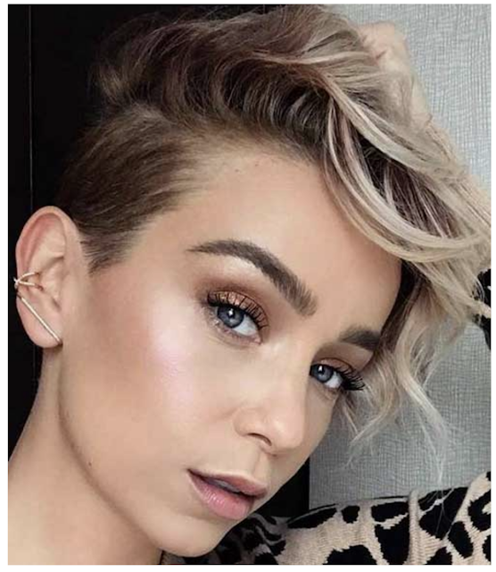 pixie cut edgy