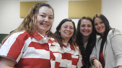 Female inmates celebrate substance abuse program graduation