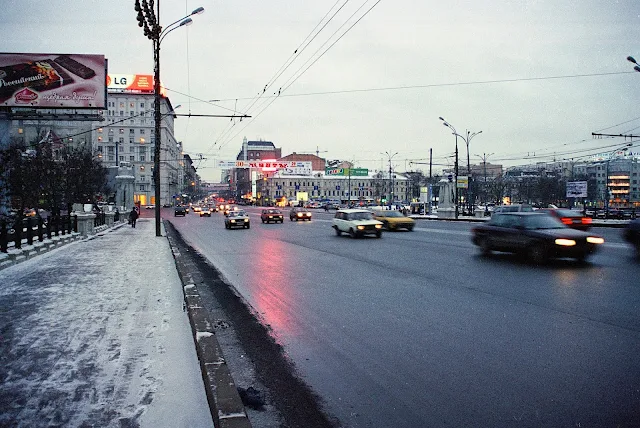 Тверской путепровод, 1-я Тверская-Ямская улица, площадь Тверская Застава