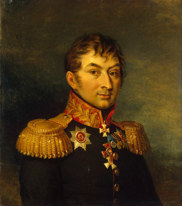 Portrait of Ivan D. Panchulidzev by George Dawe - History, Portrait Paintings from Hermitage Museum