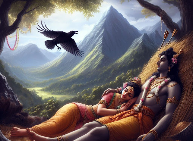 The Kaakaasura story the story of a rakshasa in crow form in Ramayan