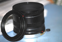 Extension tube set