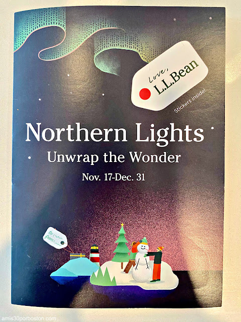 Folleto de Northern Lights de L.L.Bean en Maine
