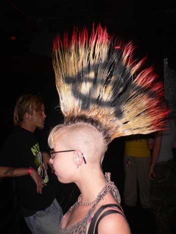 girl punk hairstyles. girl punk hairstyle