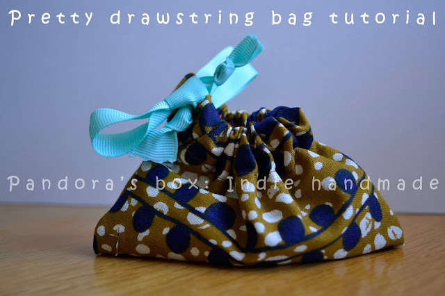 Drawstring bag: an easy tutorial