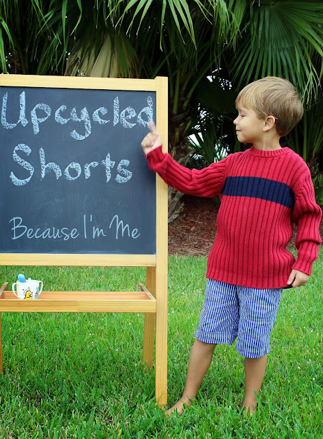 Because I'm Me Free Upcycled Shorts Tutorial