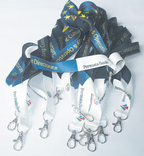 Spanduk instant: tali id card lanyard printing full color 