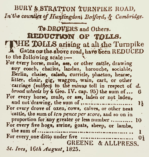 1825 St Ives tolls