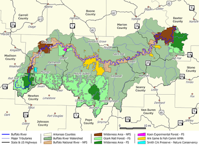 Buffalo National River Map