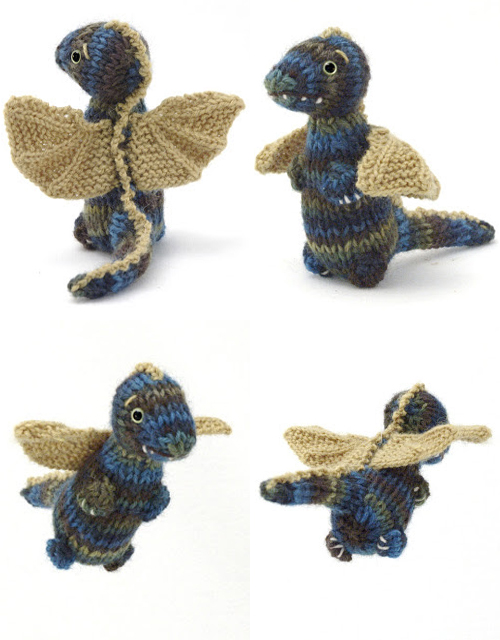 Wee Dragon - Knitting Pattern