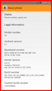 Sony Clone X-BO V5 Lollipop 5.1 Firmware Flash File Download