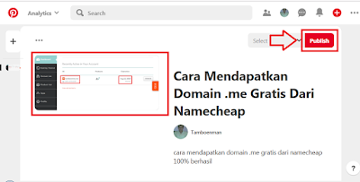 Membuat Pin Postingan Blog di Pinterest