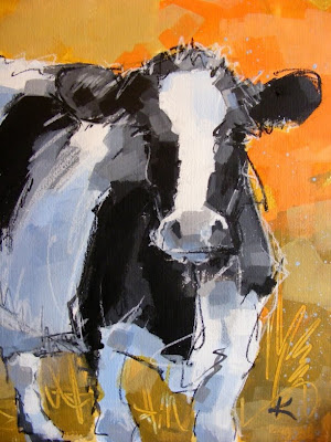 Cow Art Paintings 'Holstein Friesian'