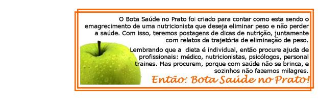 BOTA SAÚDE NO PRATO