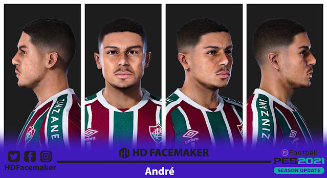 André Face For eFootball PES 2021