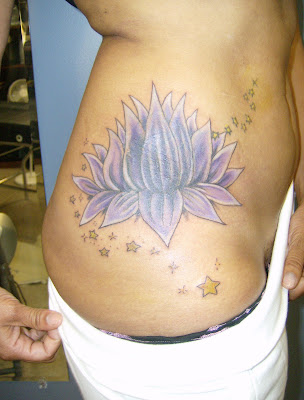 Lotus flower tattoo After a few drawings we found a direction for this 