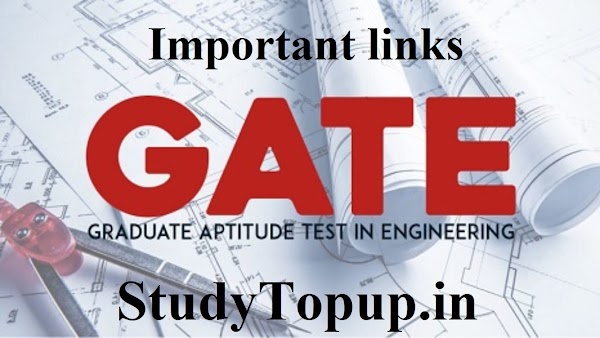 GATE 2021  Exam : Important links