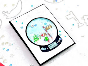 #cardbomb, #mariawillis, #heroarts, Hero Arts, Naughty Elves, #christmas, #cards, #cardmaker, #cardmaking, #handmade, #handmadecards, #art, #craft, create, #diy, ink blending, #shaker card, #video, #videotutorial, 