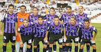 REAL VALLADOLID C. F. - Valladolid, España - Temporada 2009-10 - César Arzo, Justo Villar, Asier, Lázaro, Diego Costa y Borja; Héctor Font, Javier Baraja, Marcos, Pedro López y Jonathan Sesma - RAYO VALLECANO 1 (Quero), REAL VALLADOLID C. F. 3 (Jonathan Sesma, Borja y Alberto Bueno) - 20/08/2009 - Partido amistoso de pretemporada con la disputa del Trofeo Teresa Rivero - Madrid, estadio Teresa Rivero