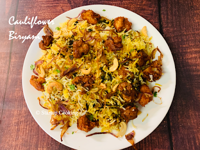 cauliflower biryani