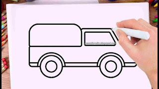 Toy car Easy Drawings