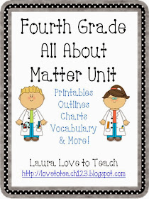 http://www.teacherspayteachers.com/Product/Fourth-Grade-Matter-Unit-684749