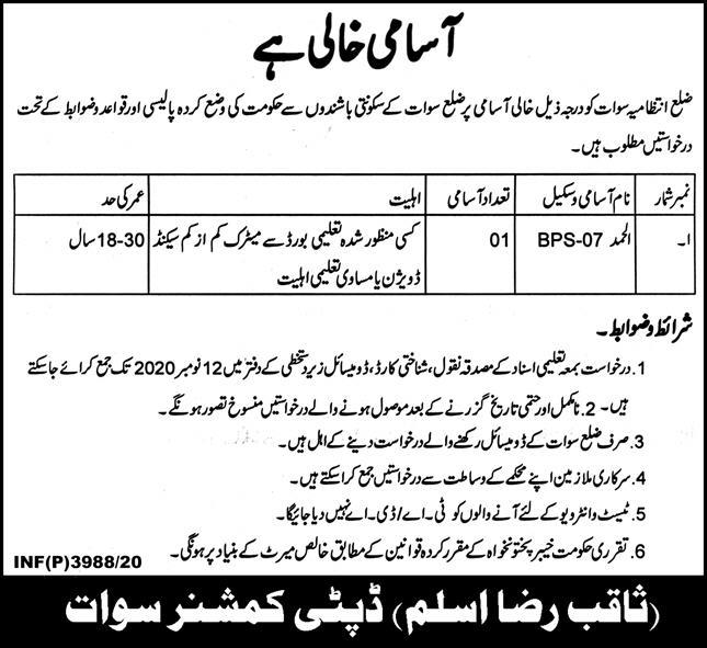 New jobs in Sawat 2020