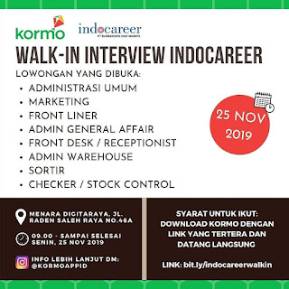Walk In Interview indocareer