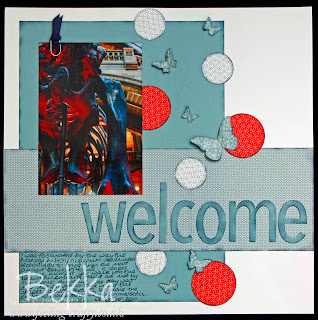 Pocketful of Posies Scrapbook Page