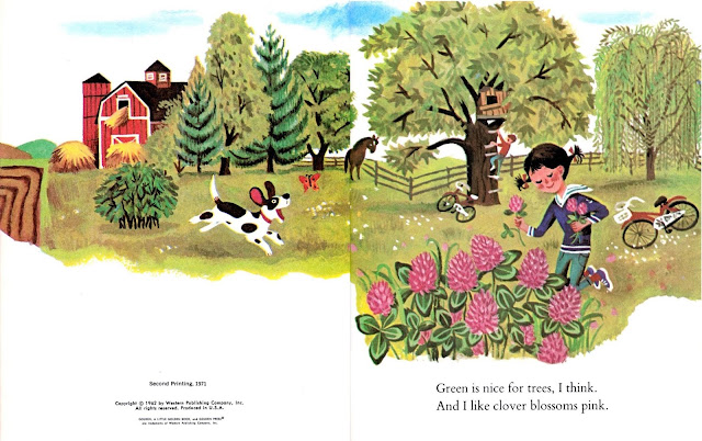 "Colors Are Nice" by Adelaide Holl, illustrated by Leonard Shortall (1962)