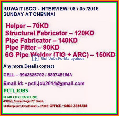 Kuwait ISCO Job Vacancies