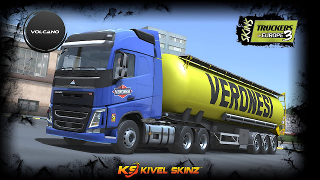 SKINS VOLCANO/VN - VOLVO FH16 VERONESI TRANSPORT COMBO