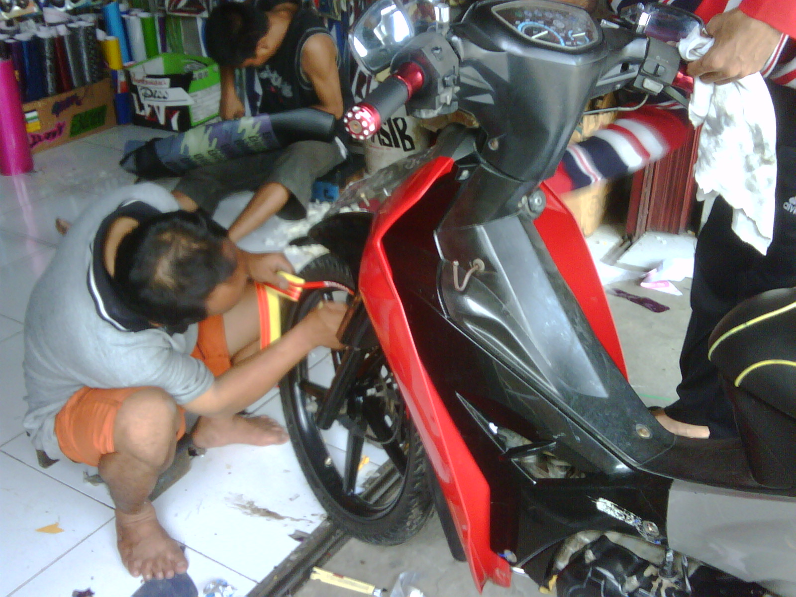 Modifikasi Yamaha Vega R New My Black List Part1