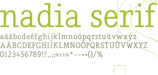 nadia serif font