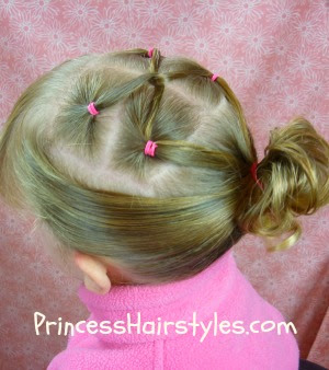 gymnastic hairstyle