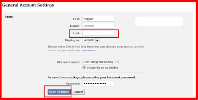 How To Change Surname On Facebook