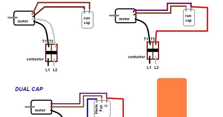 Single Phase Motor Wiring Diagram  in imitation of Capacitor  trigger get going  