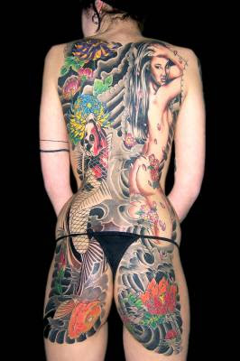 Back Tattoo, full body tattoo