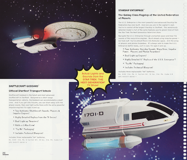 Star Trek Playmates Catalogue 1994