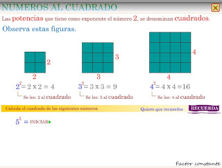  Números al cuadrado