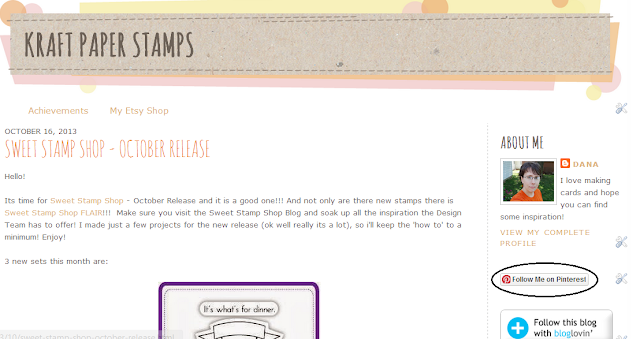 Sweet Stamp Shop - Get Bloggin - Kraft Paper Stamps